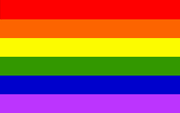 Pride rainbow flag